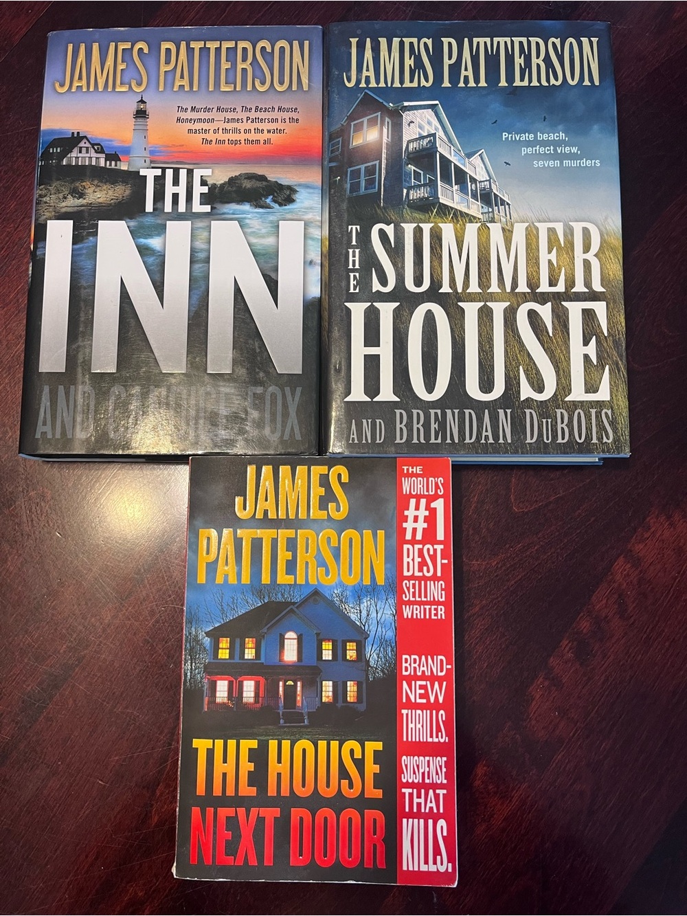 James Patterson Coffee Table Book Set - Blue and Black Covers